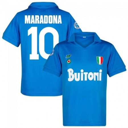 Fußballtrikots SSC Neapel Diego Maradona 10 Retro Heim Trikotsatz 1987-1988 Fußballtrikots SSC Neapel Diego Maradona 10 Retro Heim Trikotsatz 1987-1988